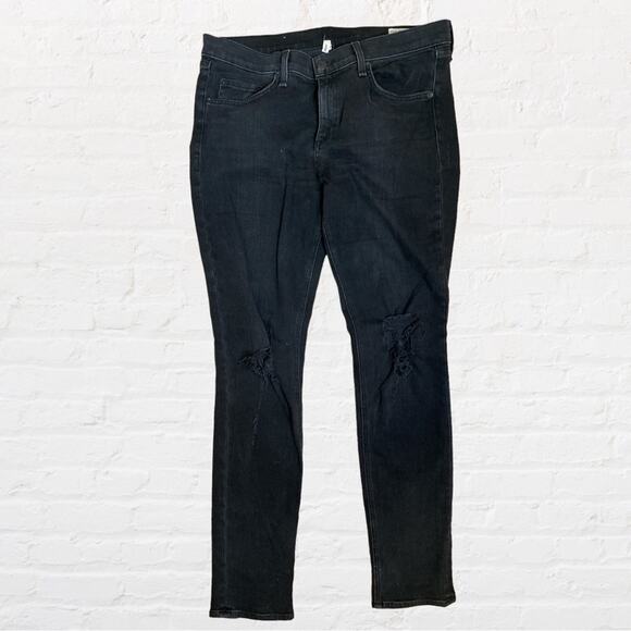 Rag & Bone Skinny black distressed jeans - Picture 1 of 5